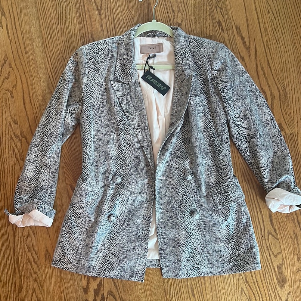 Snakeskin Blazer